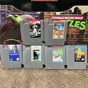 6 NES Games Tested And In Good Condition.